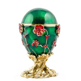 1899 Pansy Royal Imperial Easter Egg 2.5 Inches in  color Oval