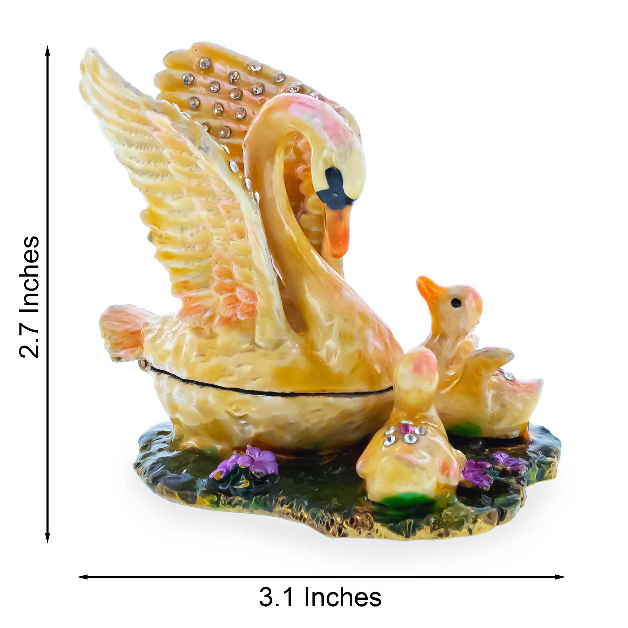 BestPysanky online gift shop sells enameled jeweled crystal trinket boxes antique style inspired unique collectible figurine