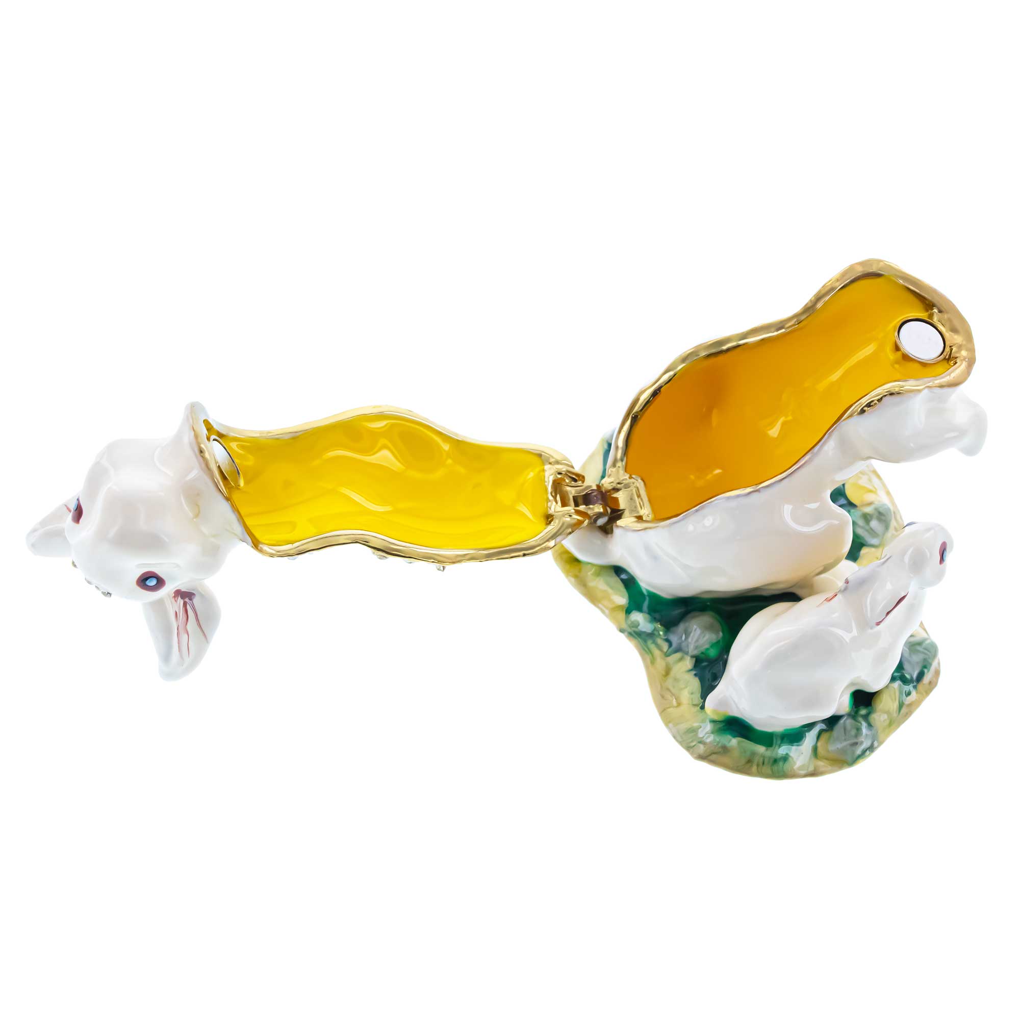 Shop Bunny Family Jeweled Trinket Box Figurine. Buy Easter > Figurines > Bunnies White