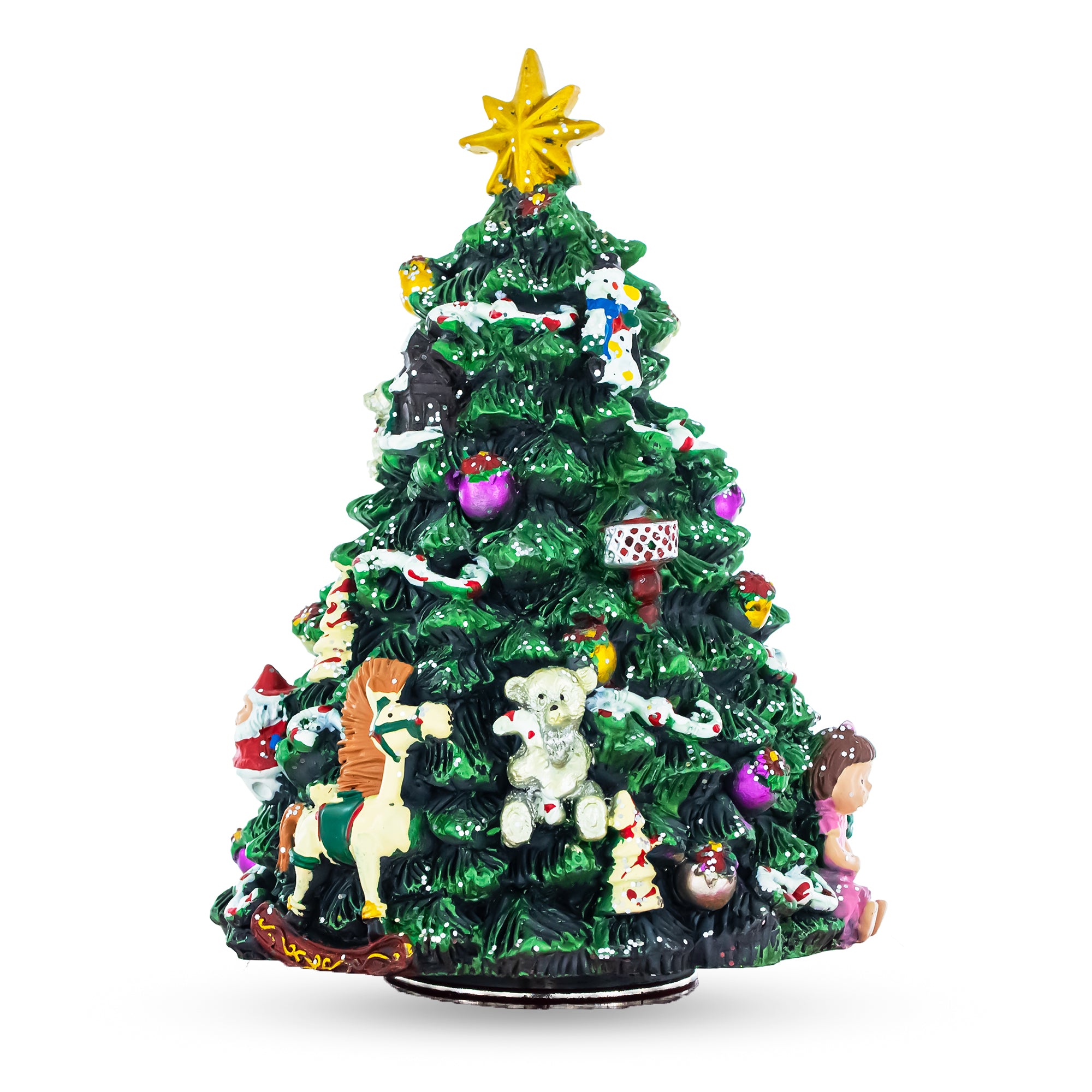 BestPysanky online gift shop sells Christmas water globe music box musical collectible figurine xmas decoration rotating animated spinning animated unique picture personalized cool wind up children's kids