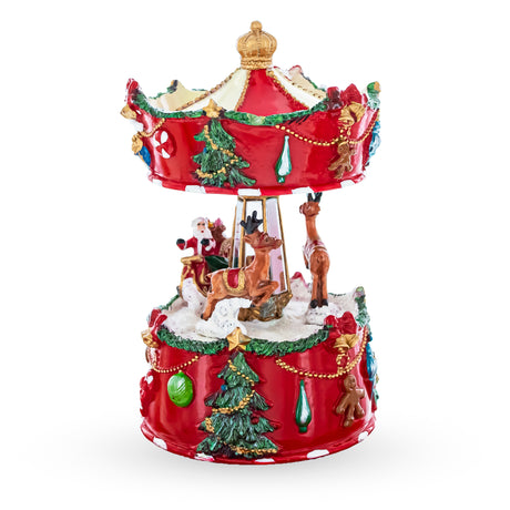 Buy Musical Figurines Carousels Santa by BestPysanky Online Gift Ship