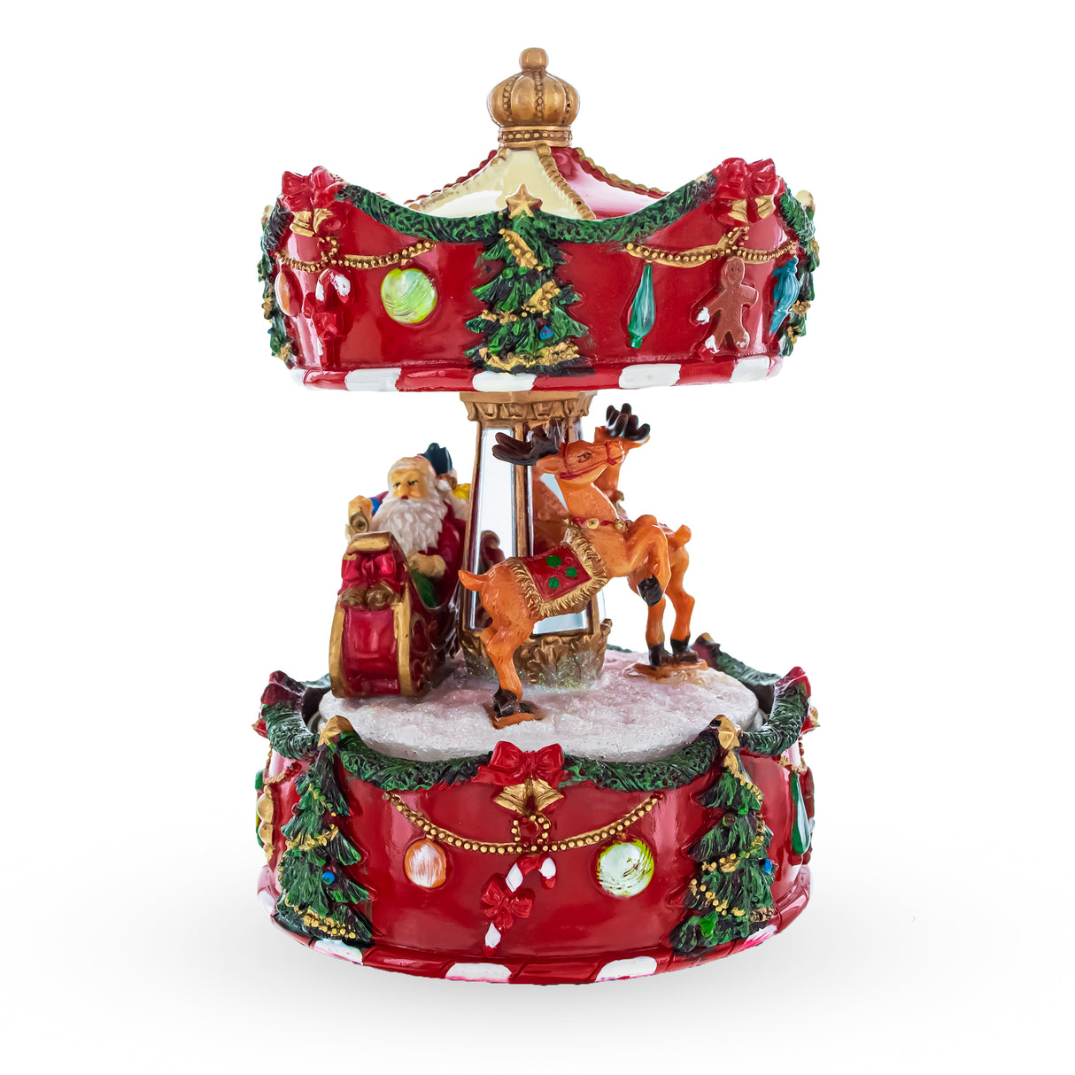 Buy Musical Figurines > Carousels > Santa by BestPysanky Online Gift Ship