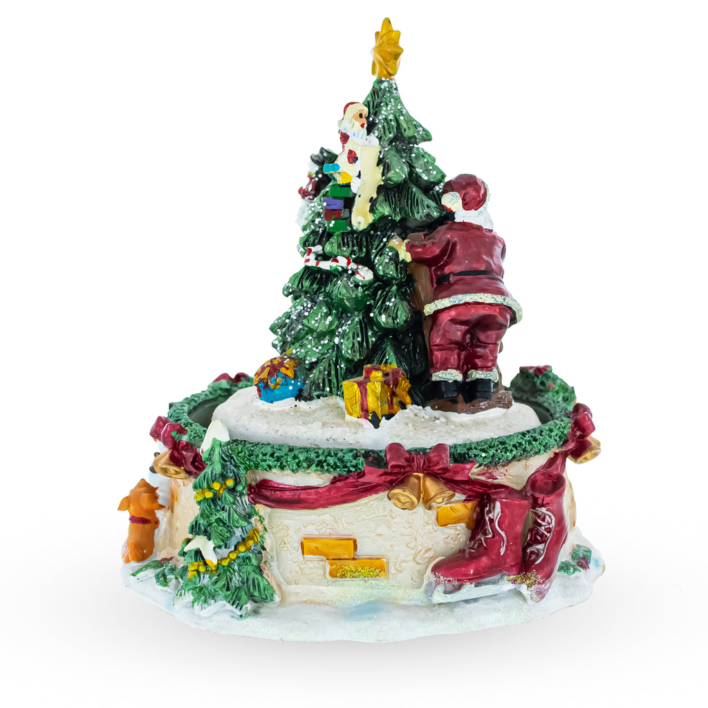 BestPysanky online gift shop sells Christmas water globe music box musical collectible figurine xmas decoration rotating animated spinning animated unique picture personalized cool wind up children's kids