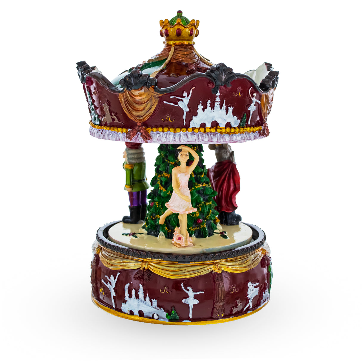 BestPysanky online gift shop sells Christmas water globe music box musical collectible figurine xmas decoration rotating animated spinning animated unique picture personalized cool wind up children's kids