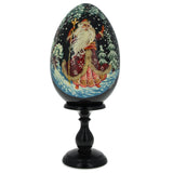 Did Moroz Wooden Easter Egg 6.25 Inches in Black color Oval