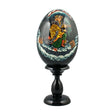 Ivanushka with Pike Fairy Tale Collectible Wooden Easter Egg 6.25 Inches in Multi color Oval