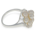 CZ Sterling Silver Ring (Size 8) in Silver color
