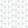 Set of 40 Silver Metal Wire Christmas Ornaments Hooks Hangers 1.6 Inches in Silver color