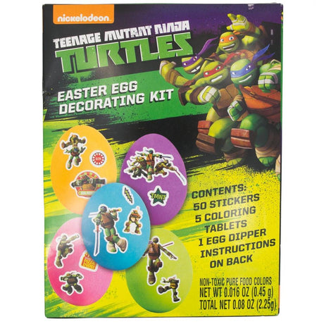 Turtles Easter Egg Decorating Kit in Multi color, Rectangular shape