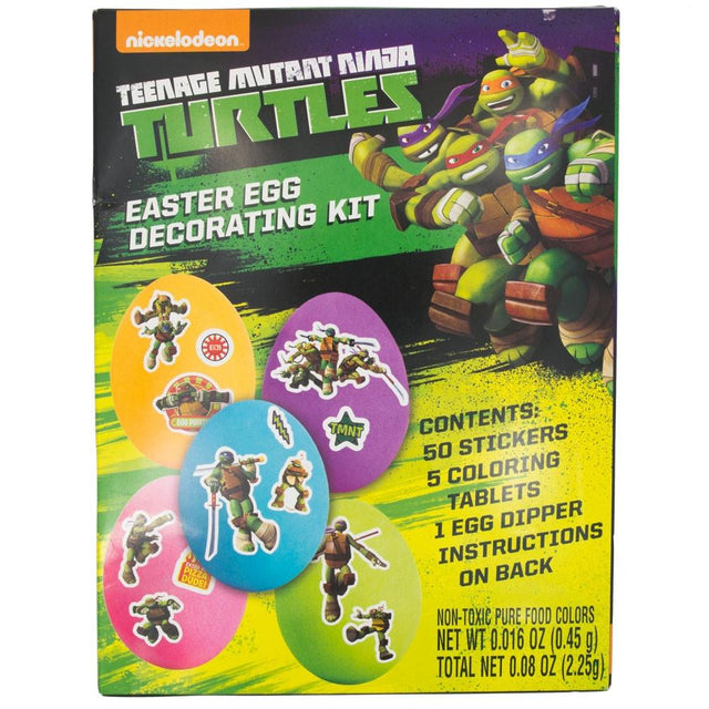Turtles Easter Egg Decorating Kit in Multi color Rectangular