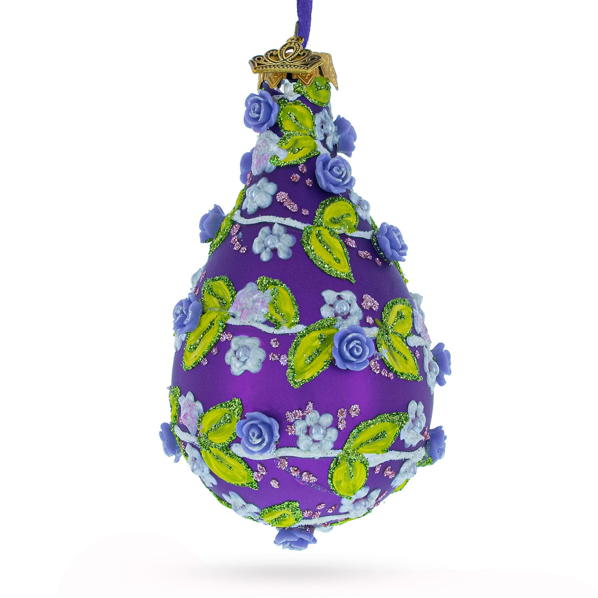 Buy Christmas Ornaments Flowers Finials by BestPysanky Online Gift Ship