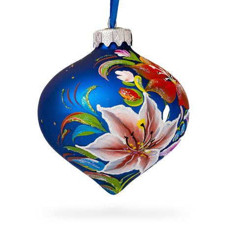 Buy Christmas Ornaments Flowers Finials by BestPysanky Online Gift Ship