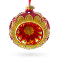 Red Ball Christmas Ornament in Red color Concave Reflector