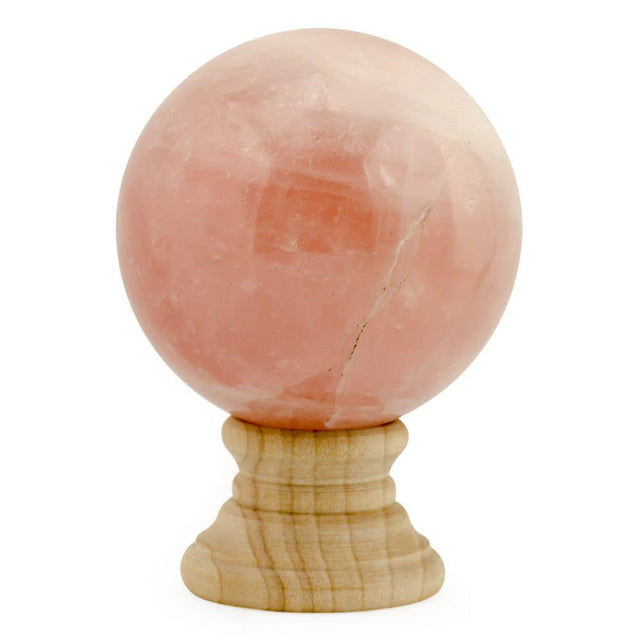 Rose Quartz Polished Stone Sphere in Multi color, Round shape