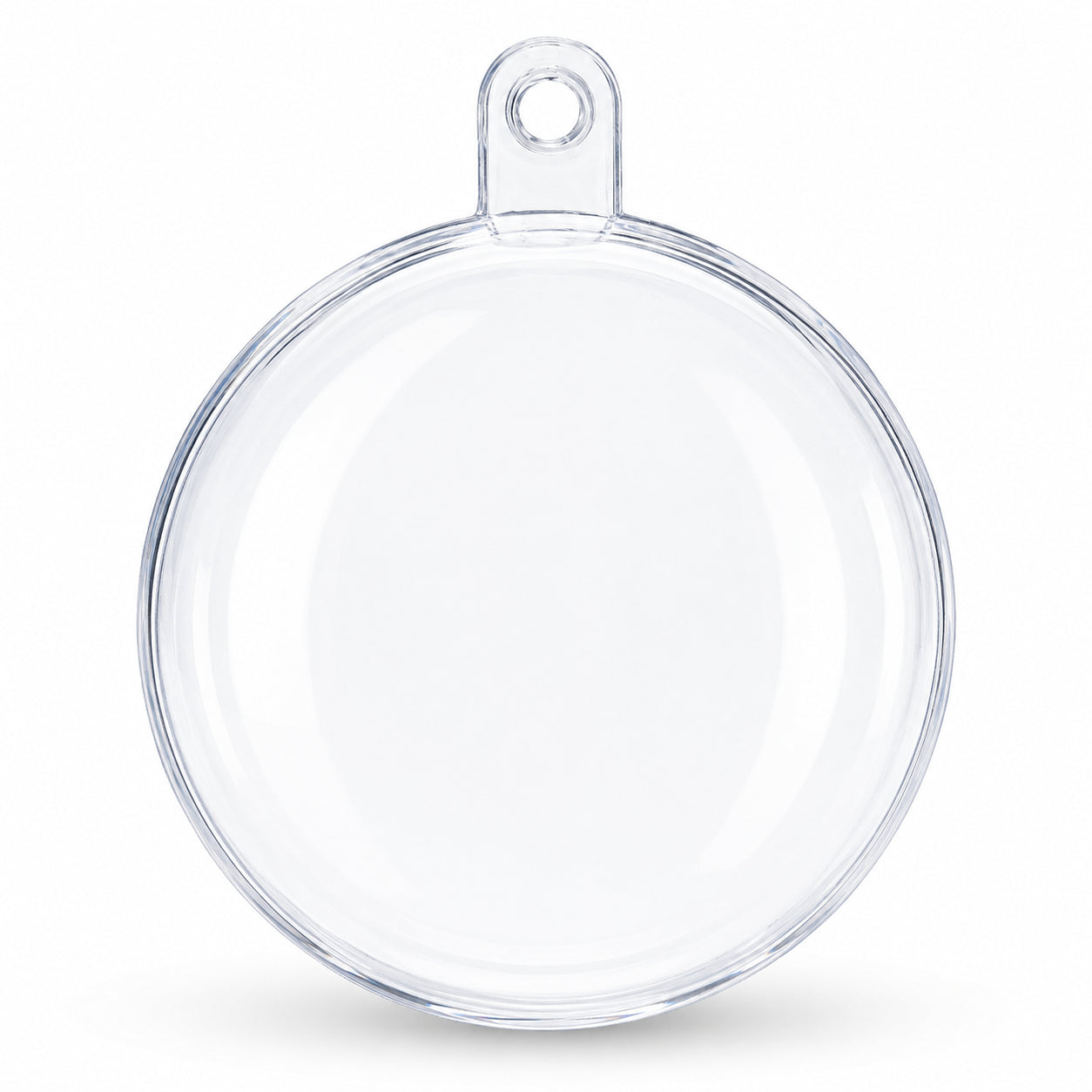 Shop Set of 6 Mini Clear Plastic Ball Ornaments 1.92 Inches (49 mm). Buy Christmas Ornaments > Clear > Plastic Clear Round
