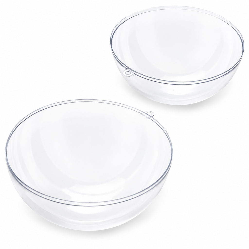 Shop Set of 3 Clear Fillable Plastic Ball Christmas Ornament 4.7 Inches. Buy Christmas Ornaments > Clear > Plastic Clear Round