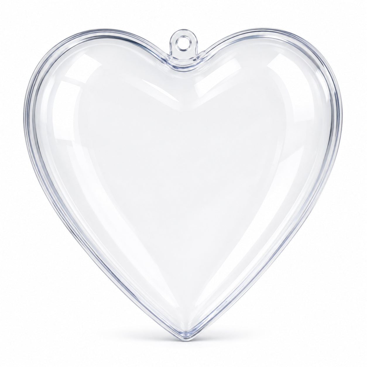 Shop Set of 3 Clear Plastic Heart Ornament 4.6 Inches (117 mm). Buy Christmas Ornaments > Clear > Plastic Clear Heart