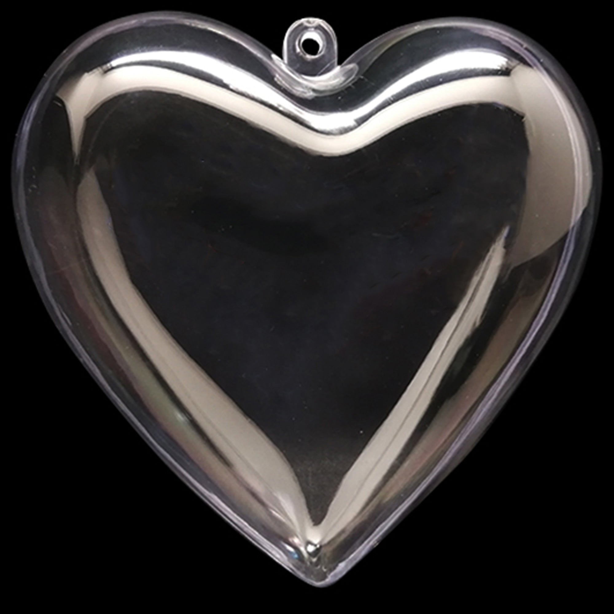 Shop Set of 3 Clear Plastic Heart Ornament 4.6 Inches (117 mm). Buy Christmas Ornaments Clear Plastic Clear Heart  for Sale by Online Gift Shop BestPysanky tree decorations personalized xmas animals decorative home online best festive gifts beautiful unique luxury collectible Europe ball figurines ideas mouth blown hand painted made vintage style old fashioned mercury German
