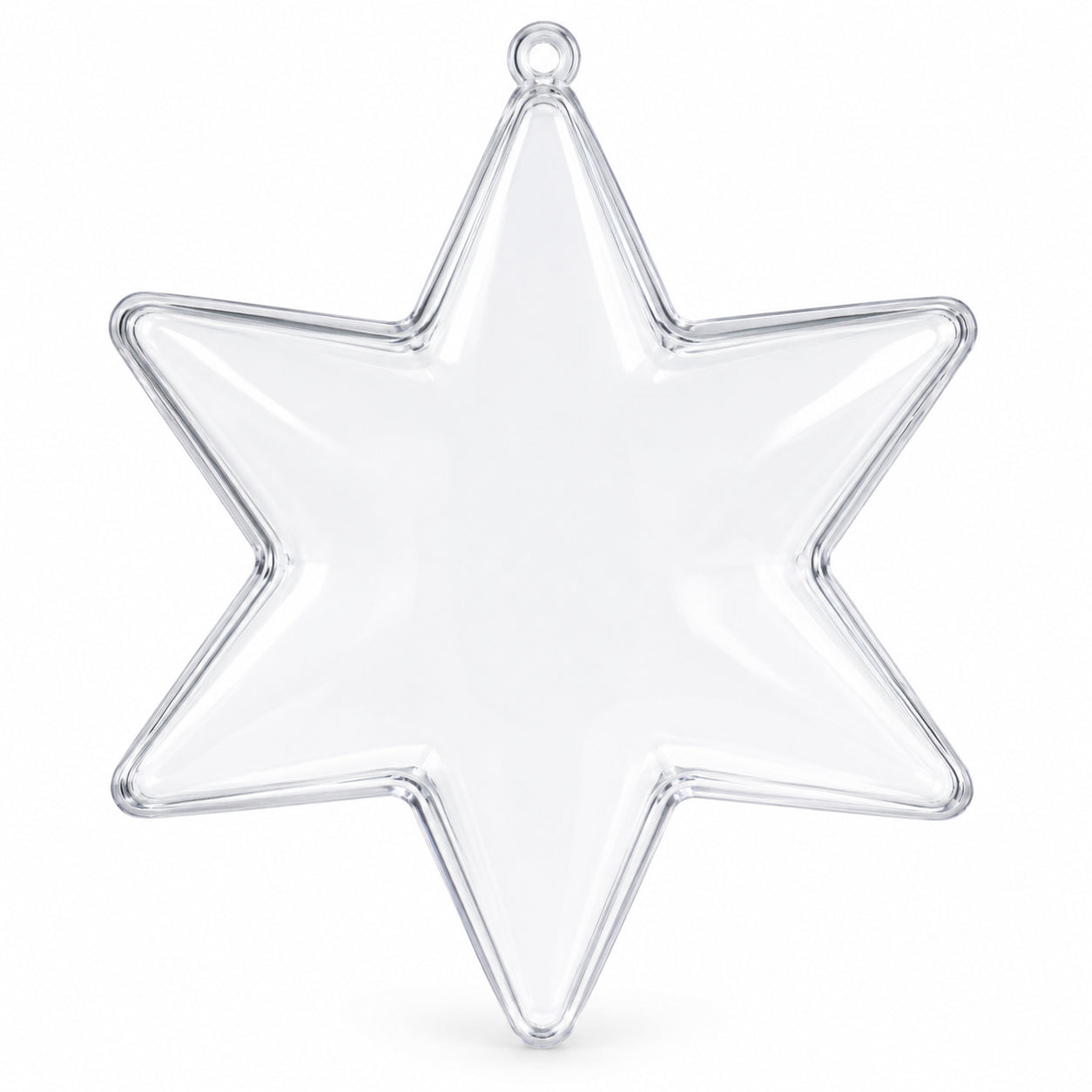 Shop Set of 3 Clear Plastic Hexagon Ornaments 4 Inches. Buy Christmas Ornaments > Clear > Plastic Clear Star