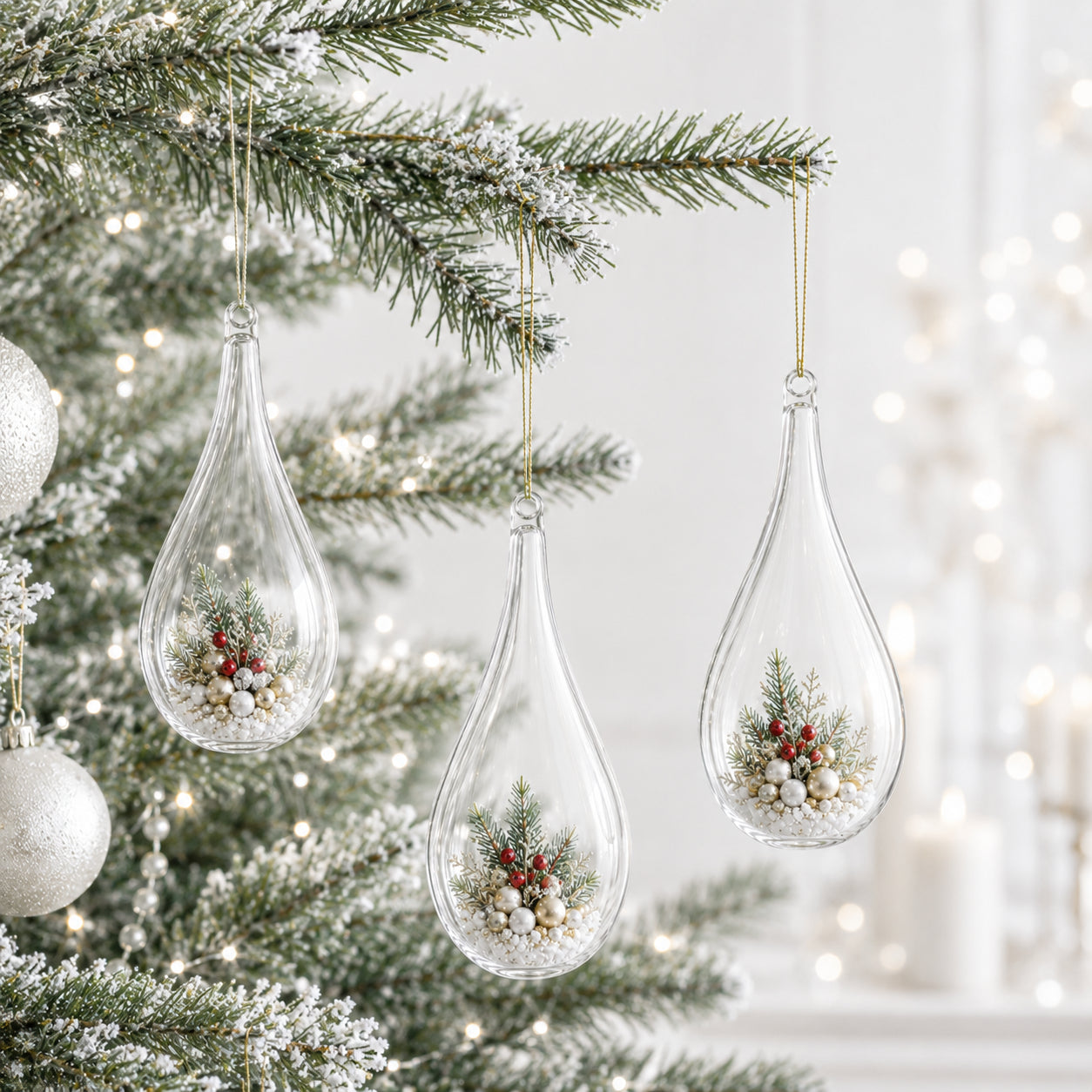 Buy Christmas Ornaments Clear Plastic by BestPysanky Online Gift Ship