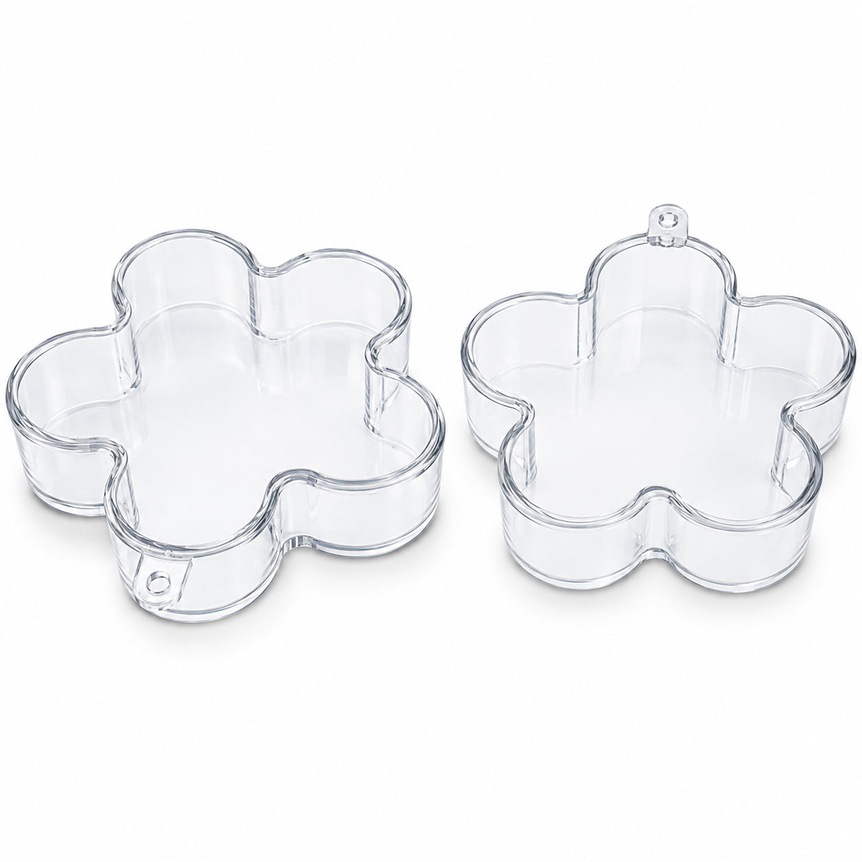 Shop Clear Plastic Flower Ornament 3.55 Inches (90 mm). Buy Christmas Ornaments > Clear > Plastic Clear Star