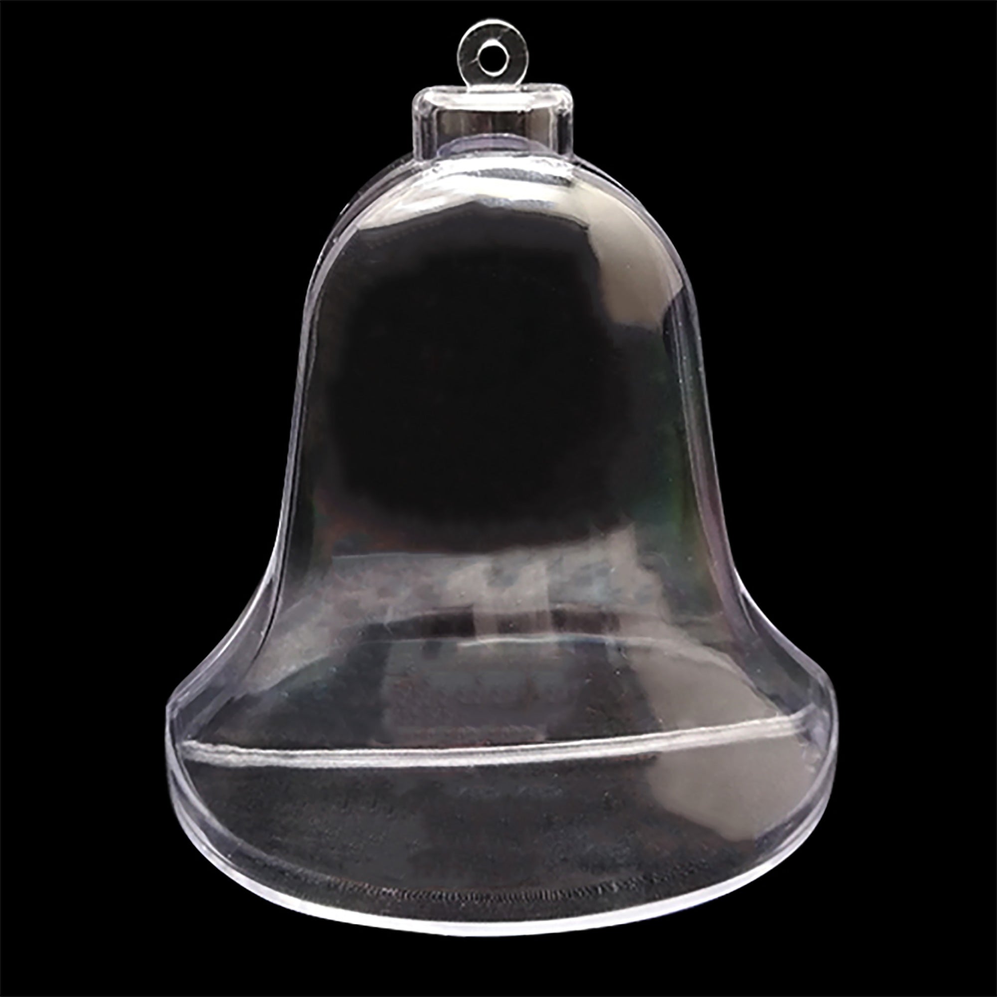 Shop Set of 3 Clear Plastic Bell Ornaments 3.7 Inches (94 mm). Buy Christmas Ornaments Clear Plastic Clear Figurine  for Sale by Online Gift Shop BestPysanky tree decorations personalized xmas animals decorative home online best festive gifts beautiful unique luxury collectible Europe ball figurines ideas mouth blown hand painted made vintage style old fashioned mercury German