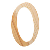 Unfinished Wooden Playball Italic Number 0 (6.25 Inches) in Beige color