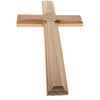 Buy Online Gift Shop Cross with Beveled Edges Unfinished Wooden Craft DIY Unpainted 3D 10 Inches
