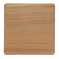 Unfinished Unpainted Wooden Square Shape Plaque DIY Unpainted Craft 6 Inches in Beige color Square
