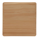 Unfinished Unpainted Wooden Square Shape Plaque DIY Unpainted Craft 6 Inches in Beige color Square