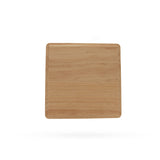 Wood Unfinished Unpainted Wooden Square Shape Plaque DIY Unpainted Craft 6 Inches in Beige color Square