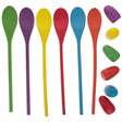 Set of 6 Easter Eggs and Wooden Spoons Game in Multi color,  shape