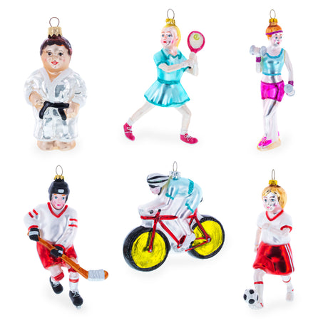 Sparkly Football Blown Glass Christmas OrnamentChina , dimensions in inches: 3.75 x 2.96 x 2.56