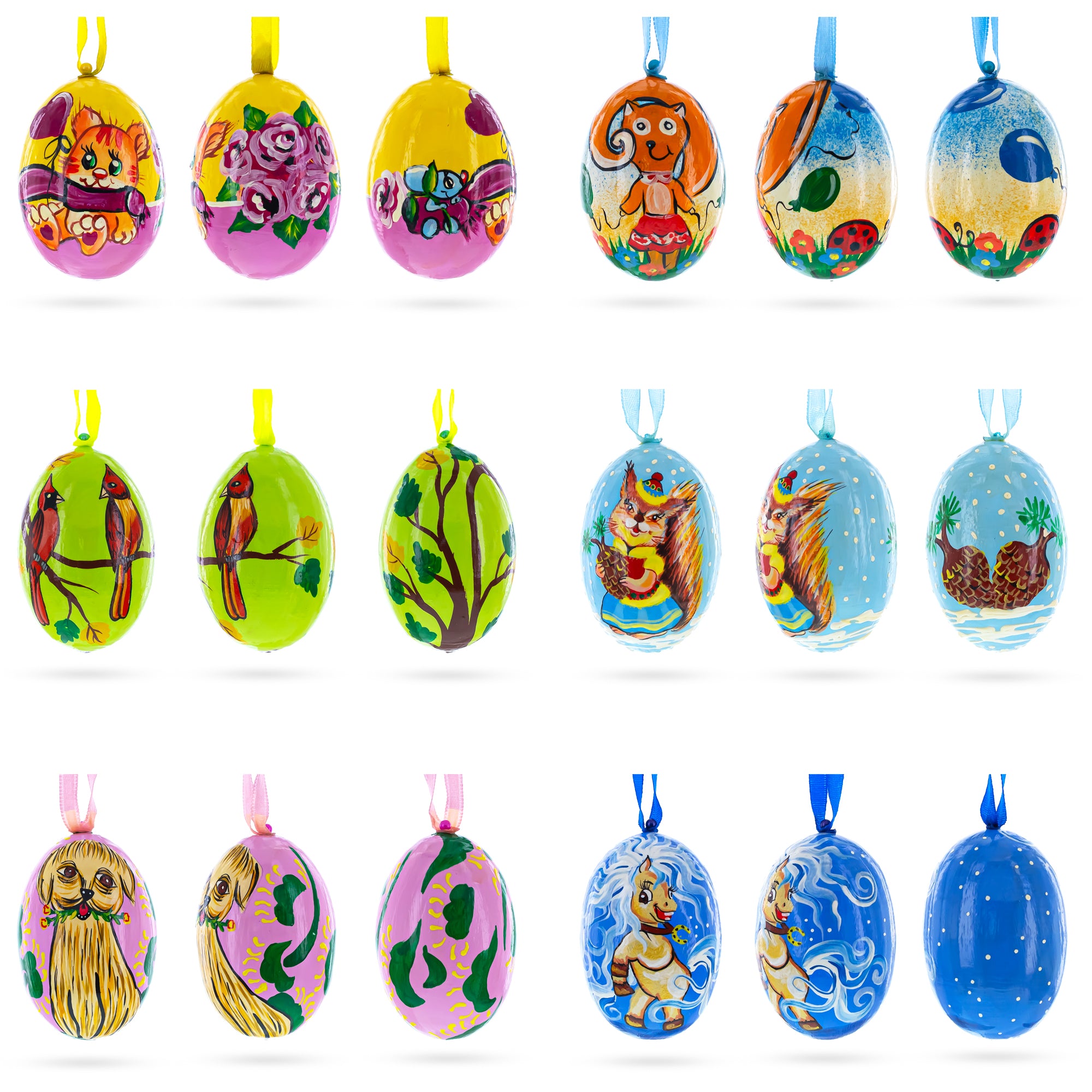 Buy Christmas Ornaments Animals Cats Dogs by BestPysanky Online Gift Ship