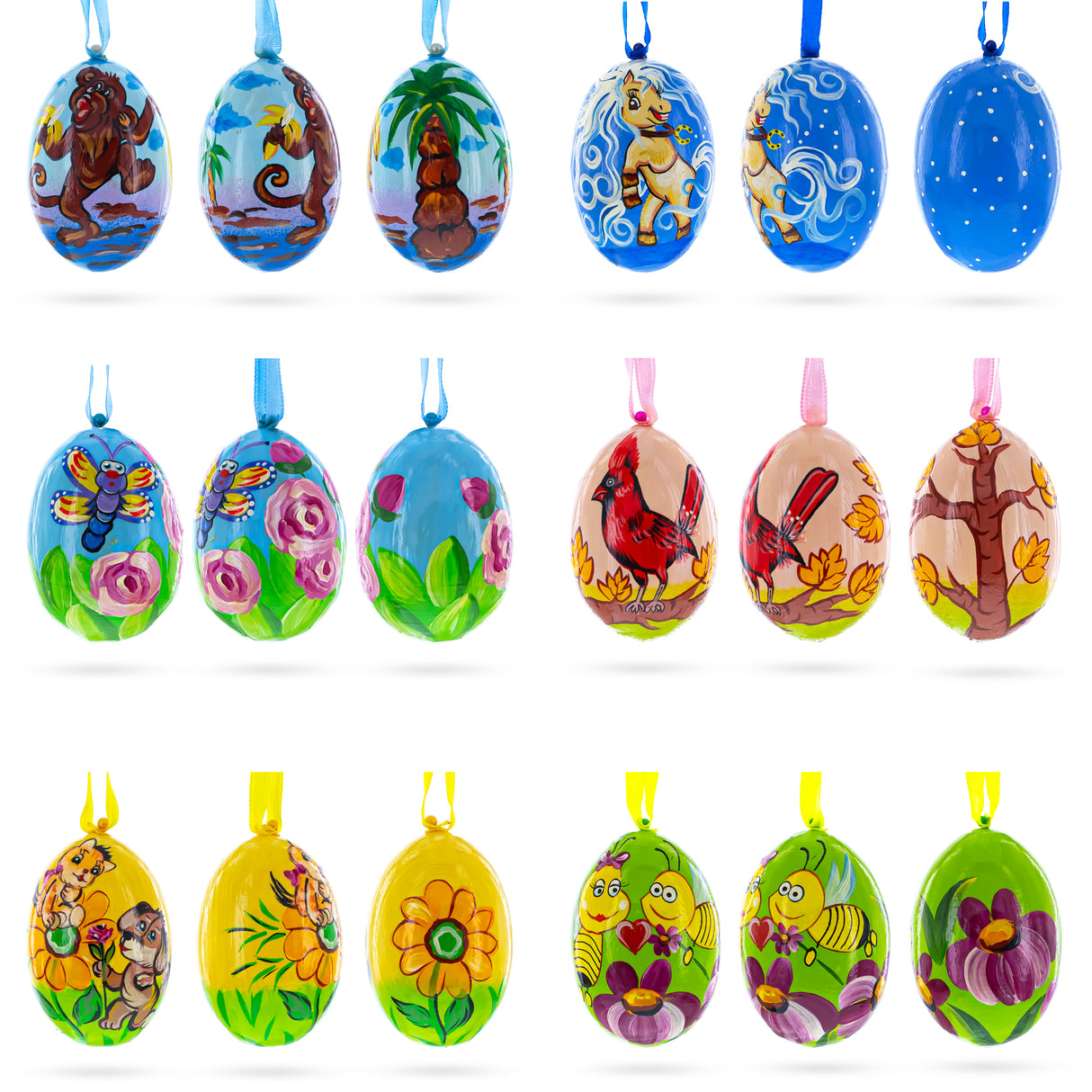 Buy Christmas Ornaments > Animals > Sets by BestPysanky Online Gift Ship
