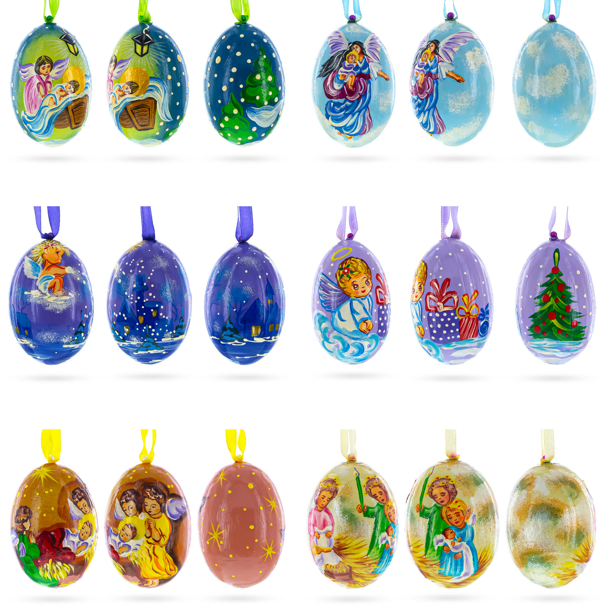 Buy Christmas Ornaments Angels Sets by BestPysanky Online Gift Ship