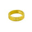 Vermeil Collection Sterling Silver Ring (Size 8) in Gold color,  shape