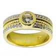 Vermeil 14 Karat Gold Plated Sterling Silver Ring (Size 7) in Gold color