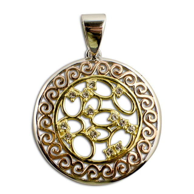 Vermeil Collection Sterling Silver Pendant in  color,  shape