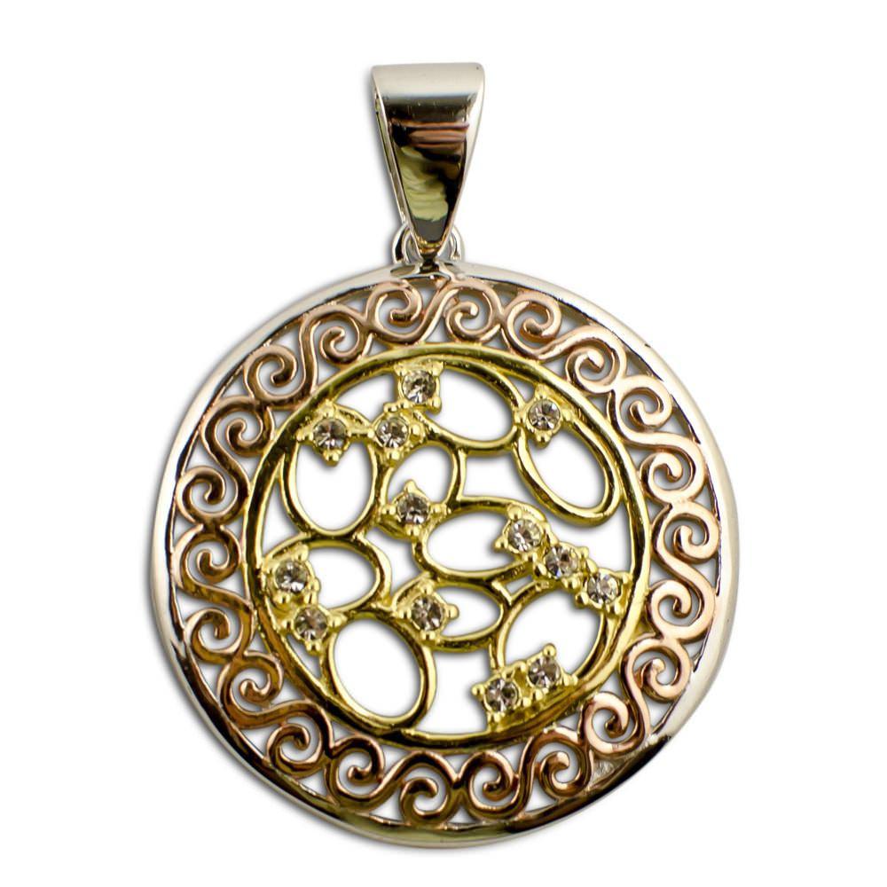 Vermeil Collection Sterling Silver Pendant in  color