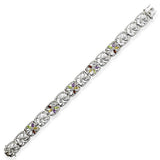 Preciada Gemstone Sterling Silver Bracelet in Silver color