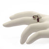 Buy Online Gift Shop Pink CZ Rhodium Sterling Silver Ring (Size 7)