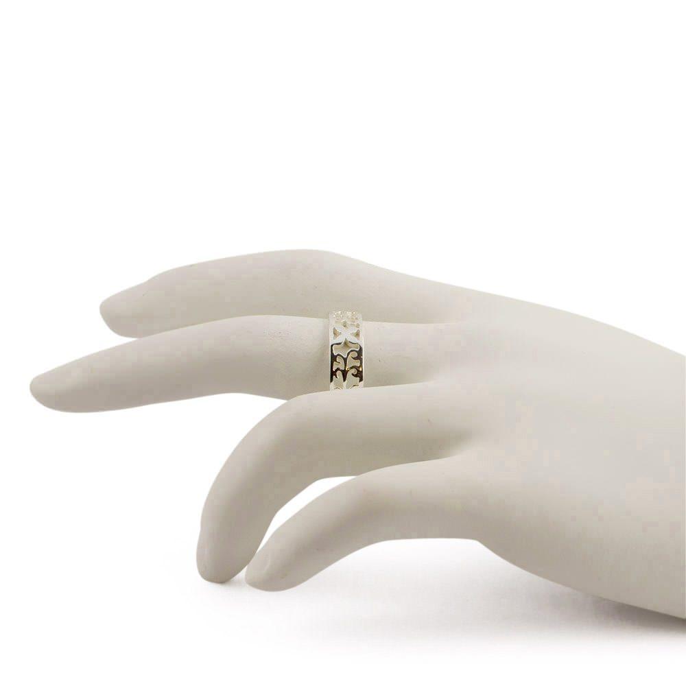 Butterfly Sterling Silver Ring (Size 6) , dimensions in inches:  x  x
