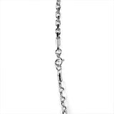 Sterling Silver 3mm Sterling Silver Box Chain 18 Inches in Silver color