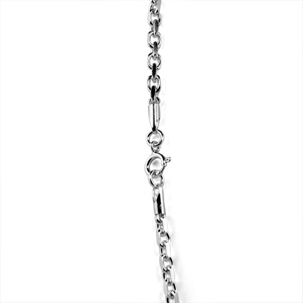 3mm Sterling Silver Box Chain 18 Inches in Silver color