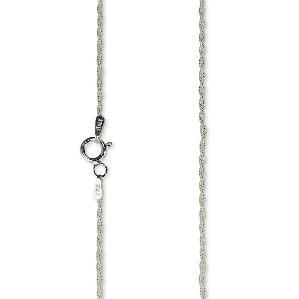 Sterling Silver Italian Box Chain 18 Inches  1.5mm in Silver color