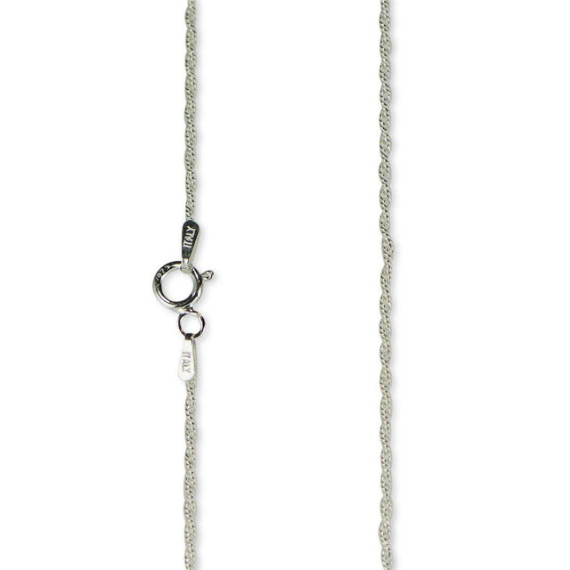 Sterling Silver Italian Box Chain 18 Inches  1.5mm in Silver color
