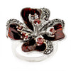 Marcasite Flower Sterling Silver Ring (Size 6) by BestPysanky