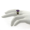 Buy Online Gift Shop Amethyst Citrine Peridot Sterling Silver Ring (Size 6)