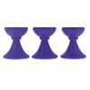 Set of 3 Purple Wooden Egg Stands Holders Displays 1.4 Inches in Purple color,  shape